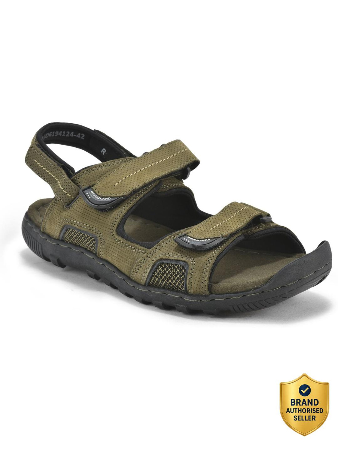 Image of WOODLAND Men Sandal (Green , 6)