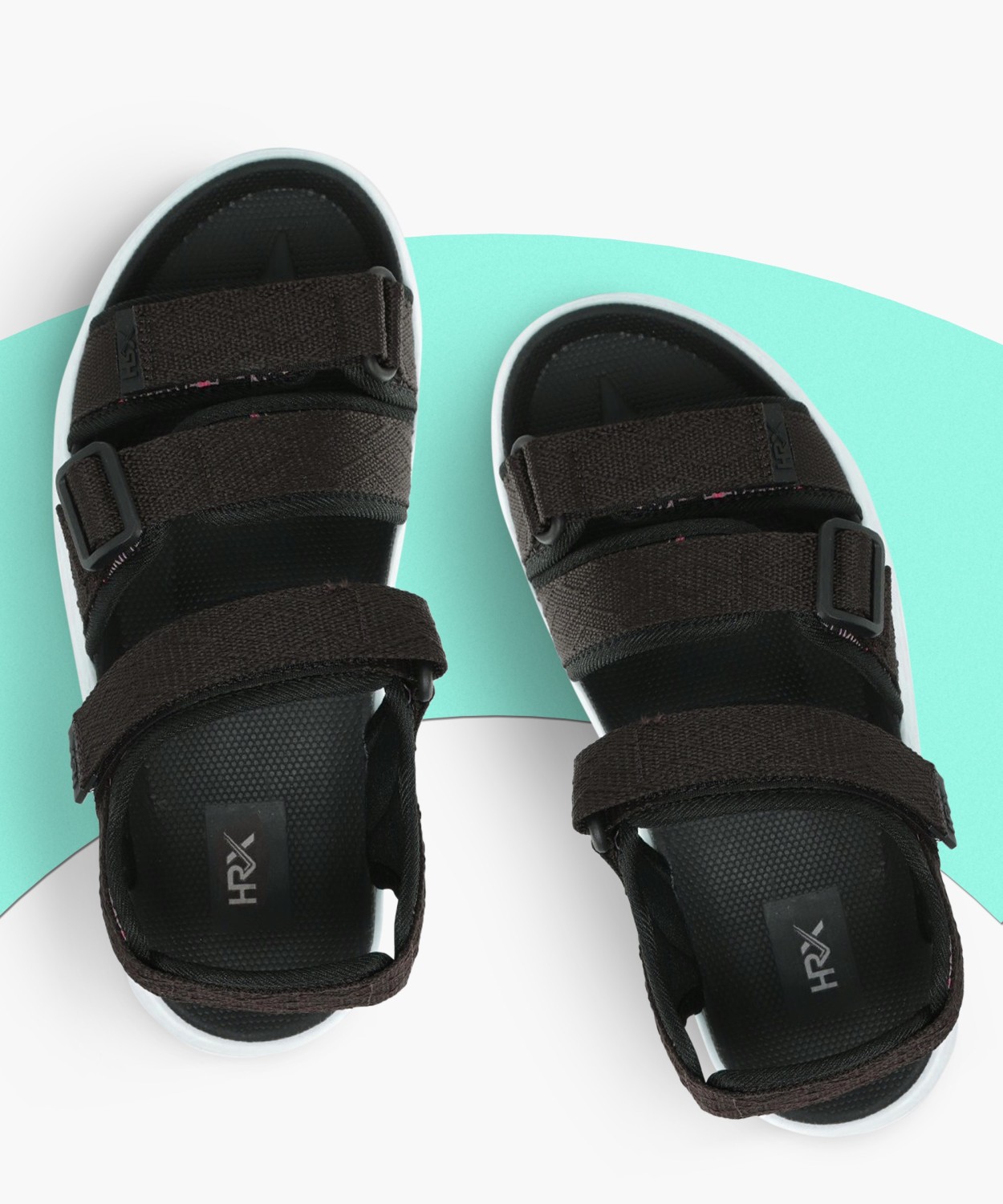 HRX by Hrithik Roshan Men Black Sandals Price History