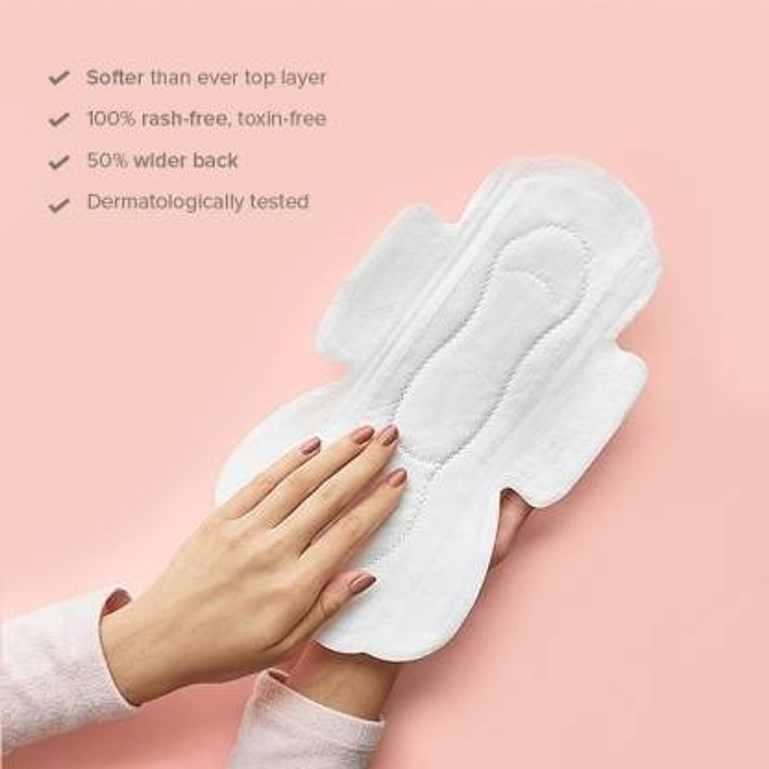 Image of Nua Ultra Thin Rash Free Sanitary (XL) 12 Pads x (pack of 3) Sanitary Pad