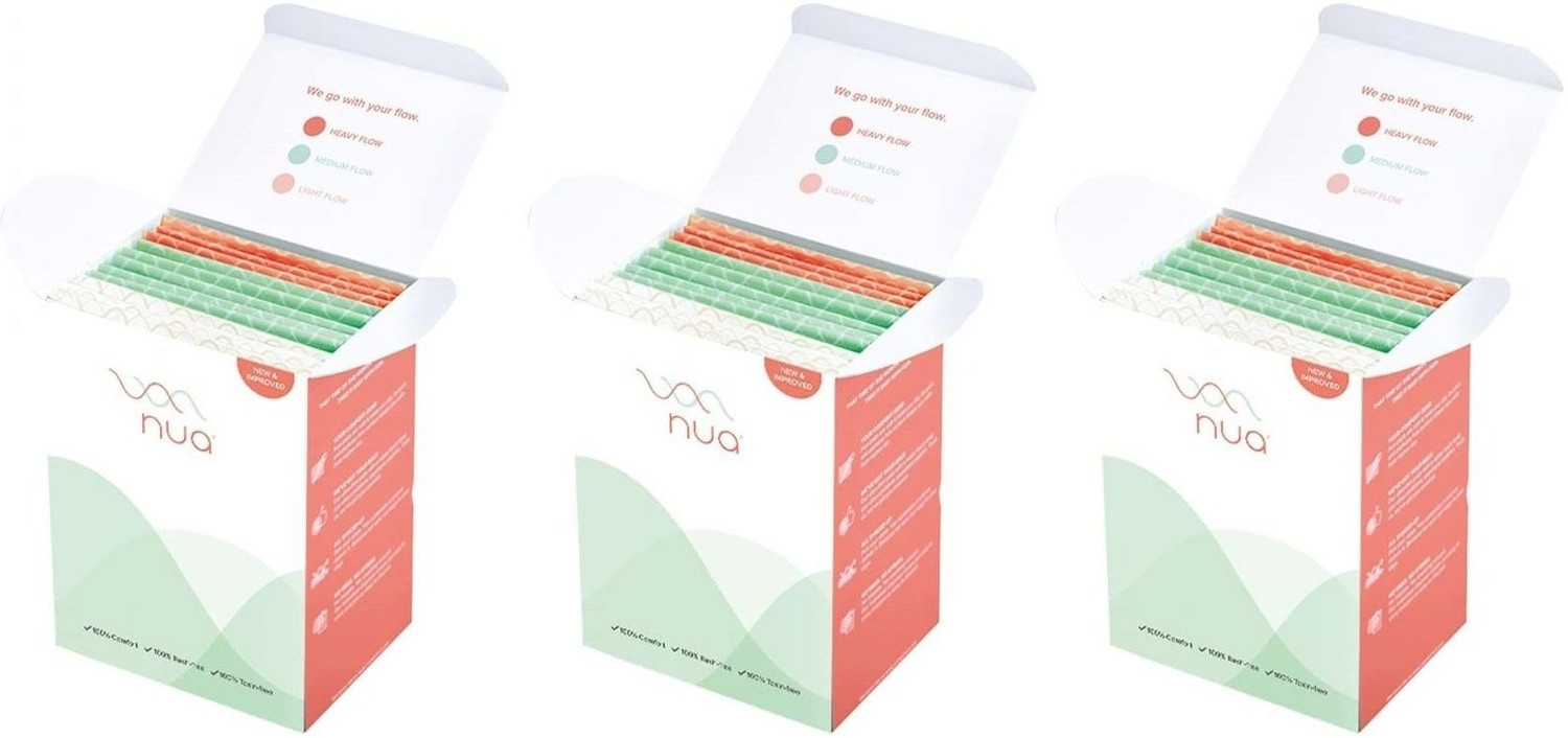 Image of Nua Ultra Thin Rash Free Sanitary (XL) 12 Pads x (pack of 3) Sanitary Pad