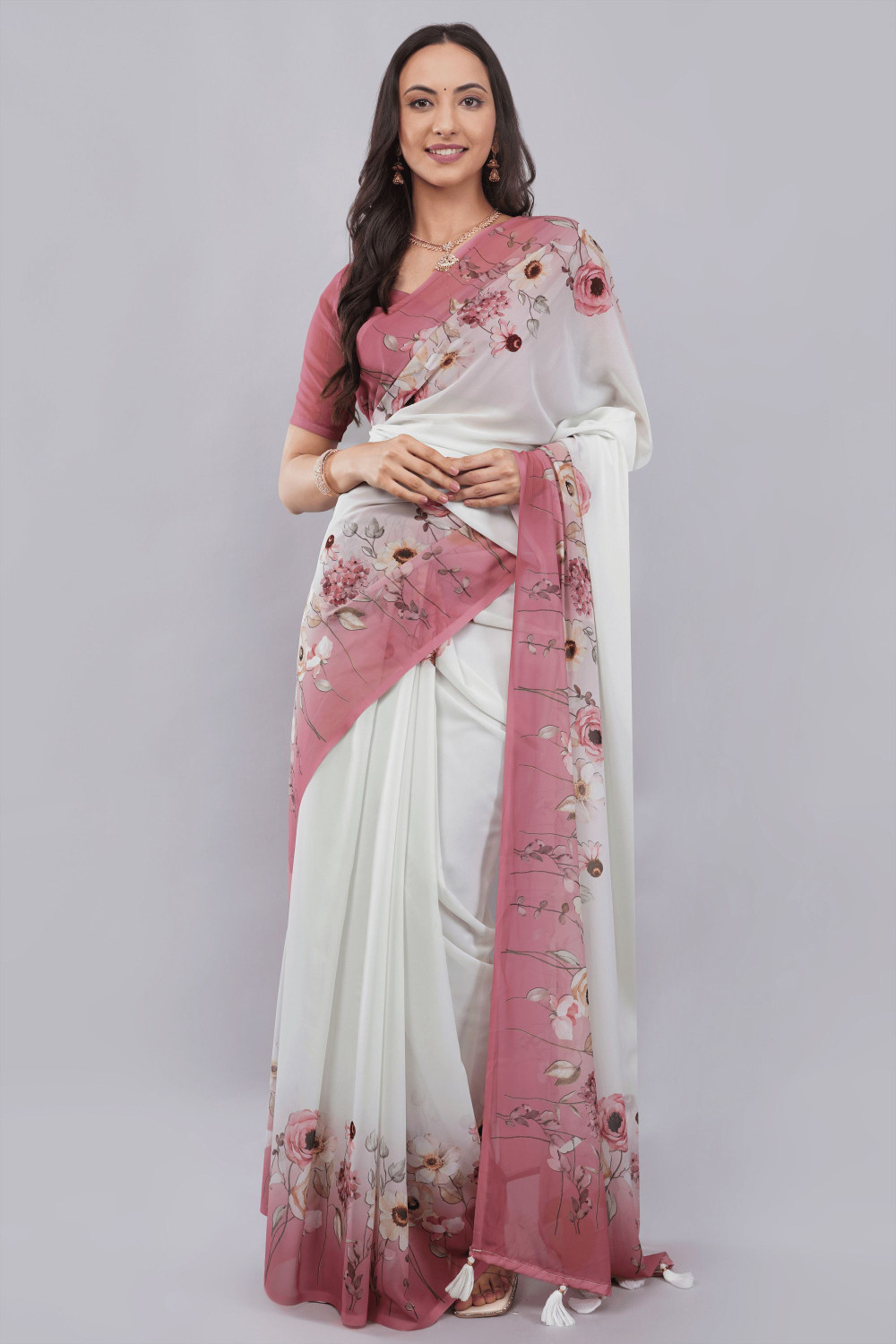 Image of Samantha Woven Paithani Art Silk Saree (Multicolor)