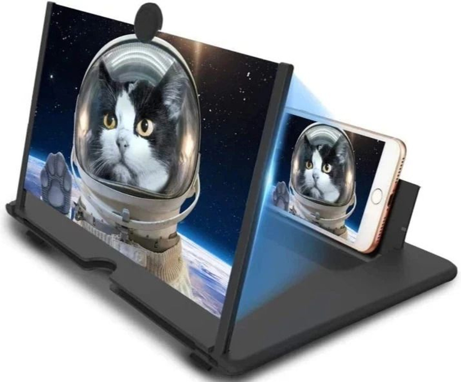 Image of NHOUSE 12 inch TV Screen Magnifier for Cell Magnifing Screen Enlarger for Movies F7072 Screen Expander Phone