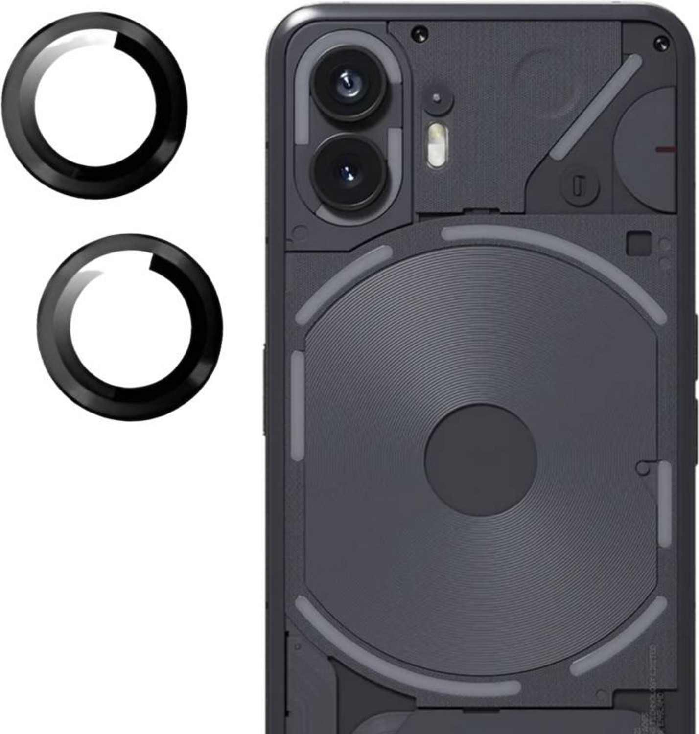 Image of Wellchoice Back Cover for Nothing Phone (2) (Transparent, Grip Case, Silicon, Pack of: 1)