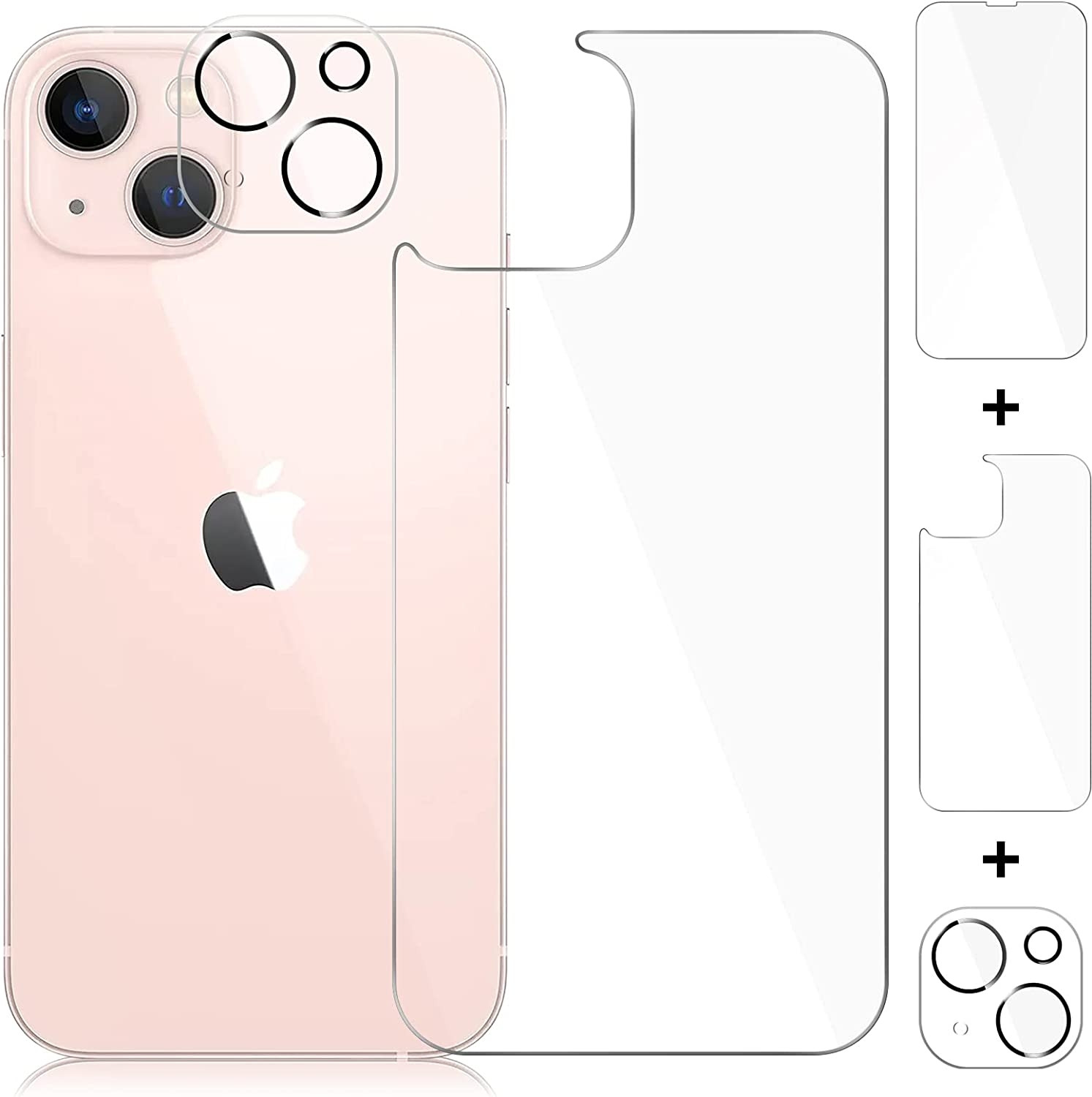 Image of tombik Front and Back Tempered Glass for 48po-vivo X200-fb (Pack of 2)