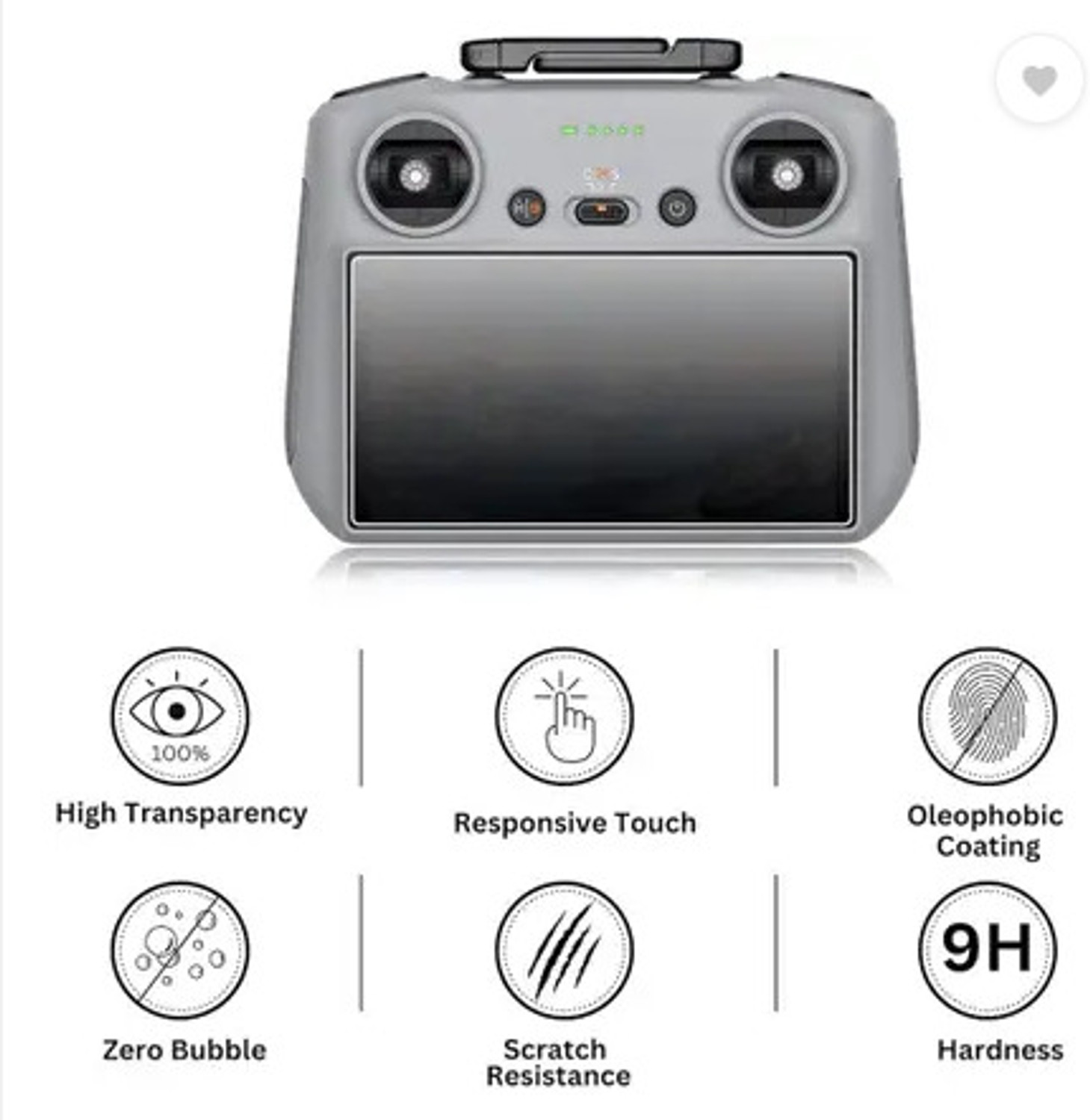 Image of DRONE Nano Glass for DJI Mini 3 Pro Standard Pre-owned Drone - Copy (Pack of 2)
