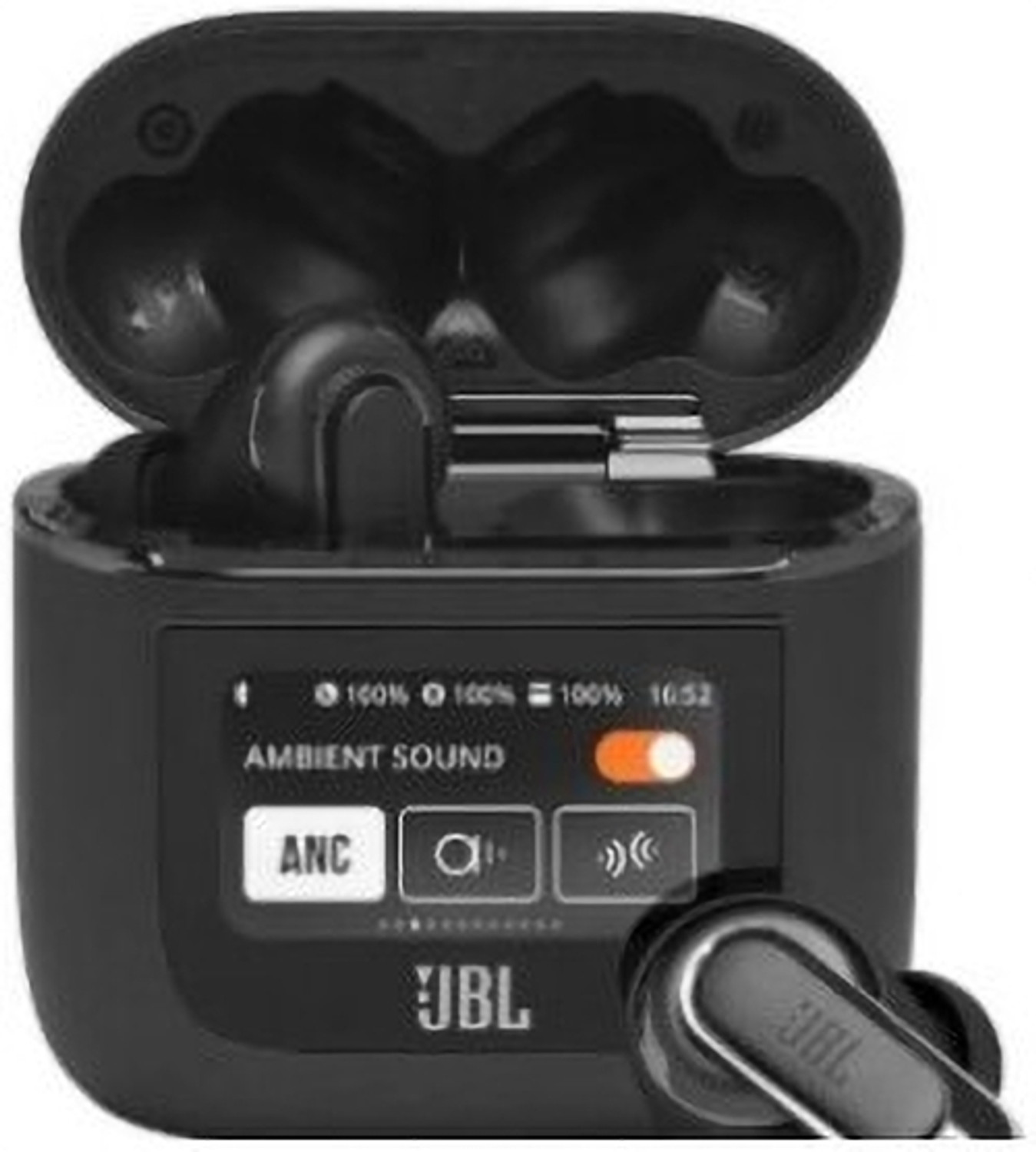 Image of SSRB Nano Glass for JBL TOUR PRO 2 TWS True Adaptive Noise Canceling Earbuds with Wireless Charging Black - Copy (6) (Pack of 2)