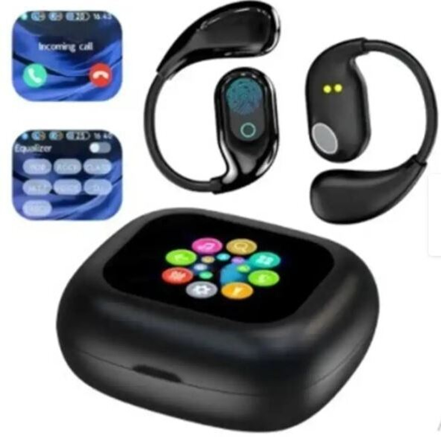Image of SSRB Nano Glass for JBL TOUR PRO 2 TWS True Adaptive Noise Canceling Earbuds with Wireless Charging Black - Copy (6) (Pack of 2)