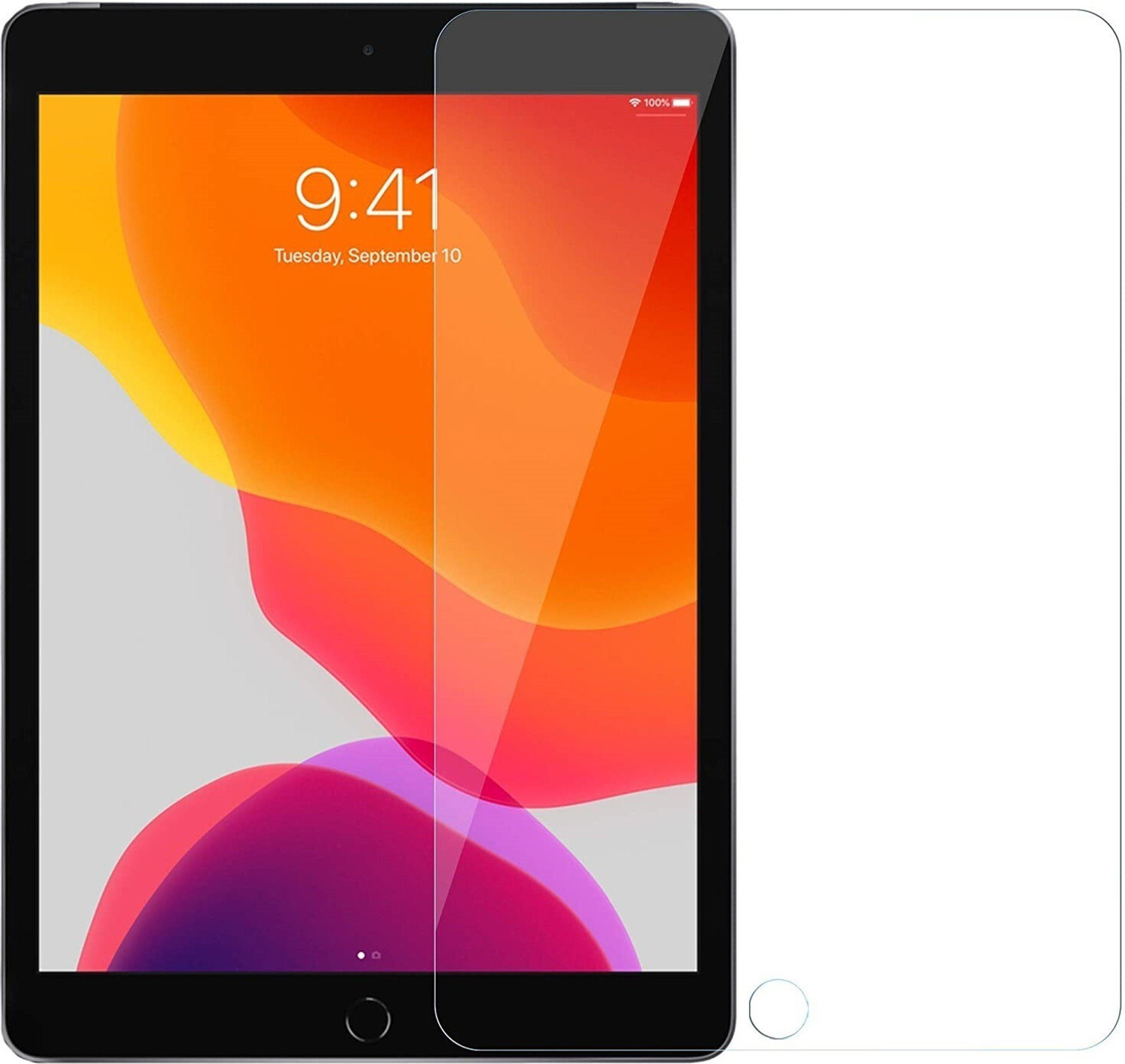 A-Allin1 Tempered Glass Guard for iPad 10.2 (7th,8th,9th Gen), (Anti-Scratch &amp; Smudge Proof Premium Tempered Glass)  (Pack of 1)