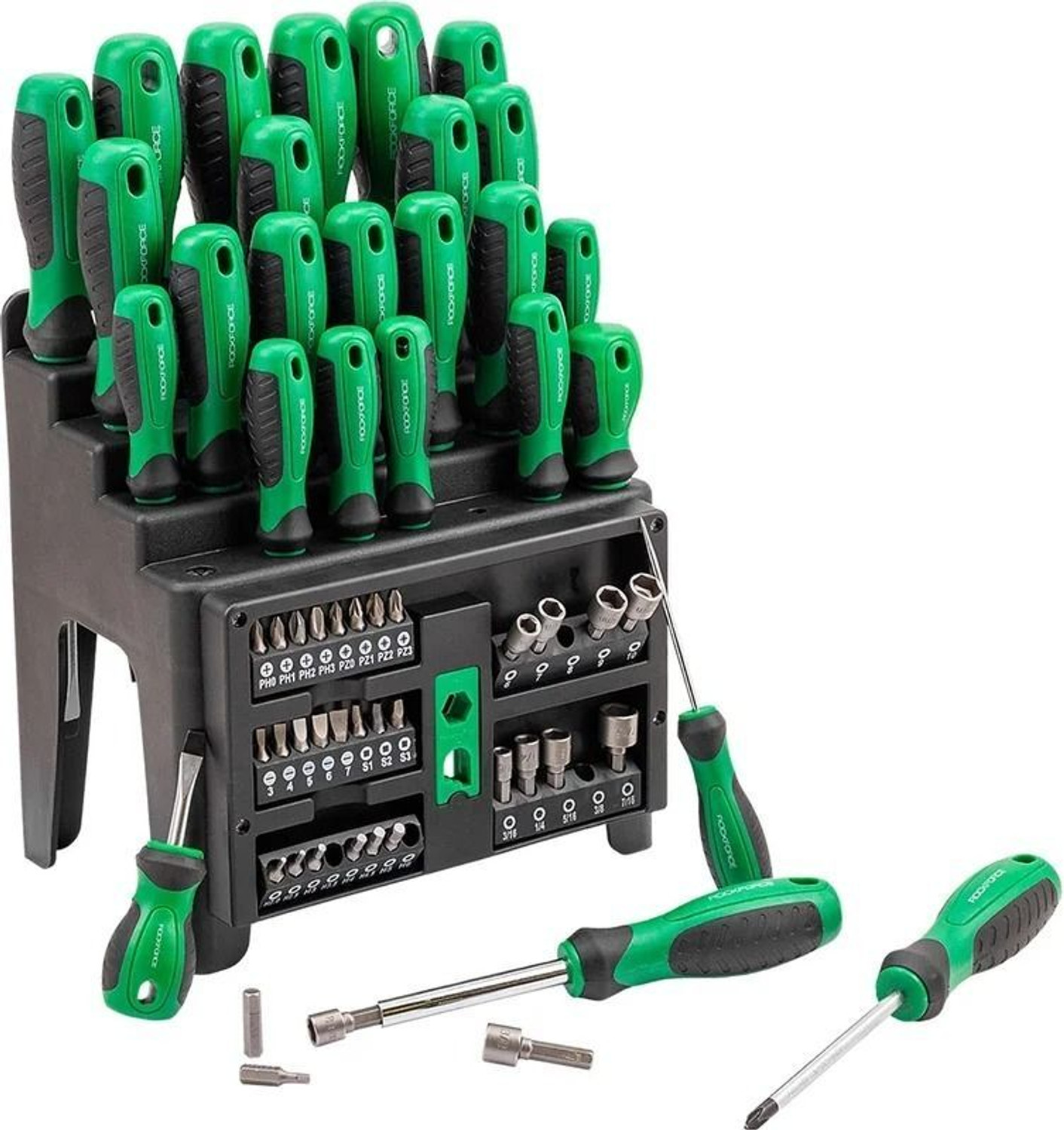 Image of ROCKFORCE Insulated Screwdriver Set 6 Pcs VDE Electrician Tool Kit PH SL 1000V Safe Combination Screwdriver Set (Pack of 6)