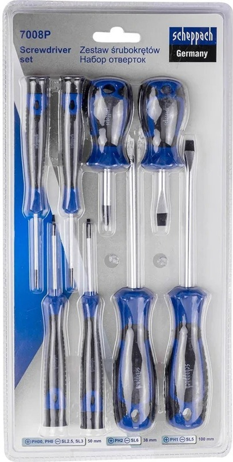 Image of ROCKFORCE Insulated Screwdriver Set 6 Pcs VDE Electrician Tool Kit PH SL 1000V Safe Combination Screwdriver Set (Pack of 6)