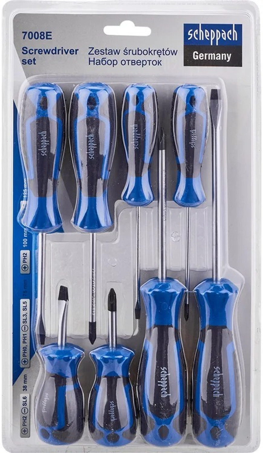 Image of ROCKFORCE Insulated Screwdriver Set 6 Pcs VDE Electrician Tool Kit PH SL 1000V Safe Combination Screwdriver Set (Pack of 6)