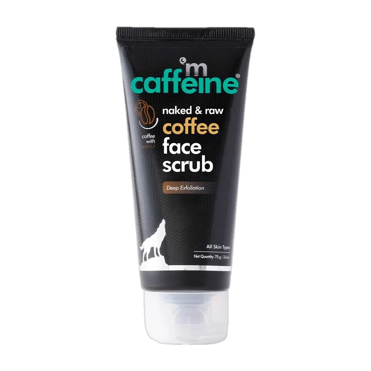 MCaffeine Espresso Coffee &amp; Walnut Face Scrub for Deep Exfoliation, Blackheads &amp; Soft Skin Scrub  (75 g)