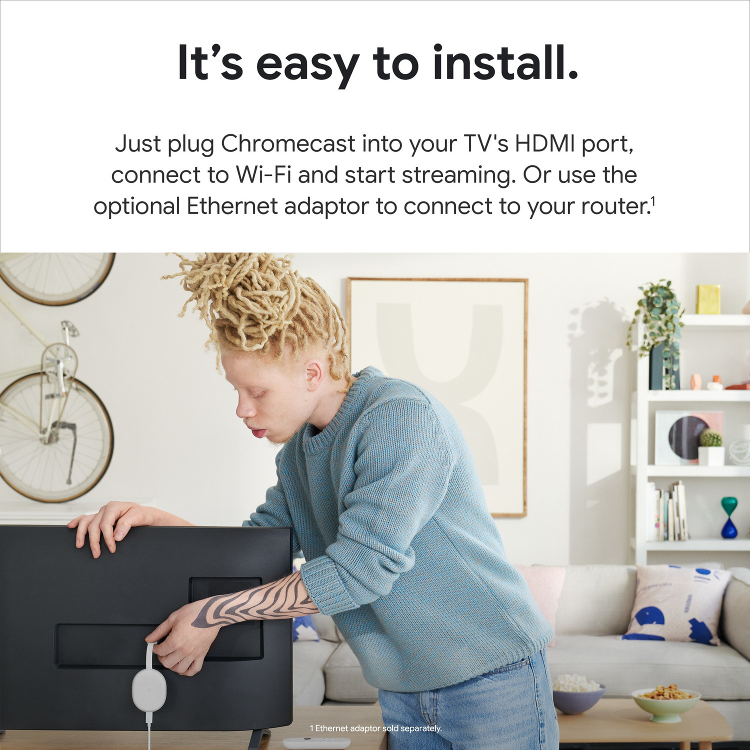 Image of Google Chromecast with TV (HD) Media Streaming Device