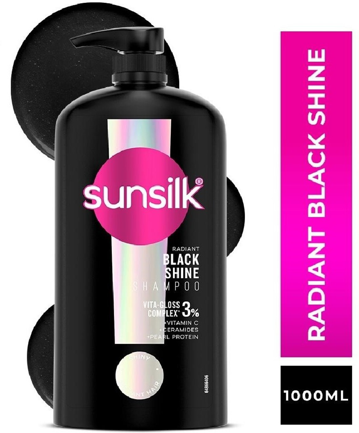 Sunsilk Stunning Black Shine Shampoo 1L – ₹537 (39% Off)