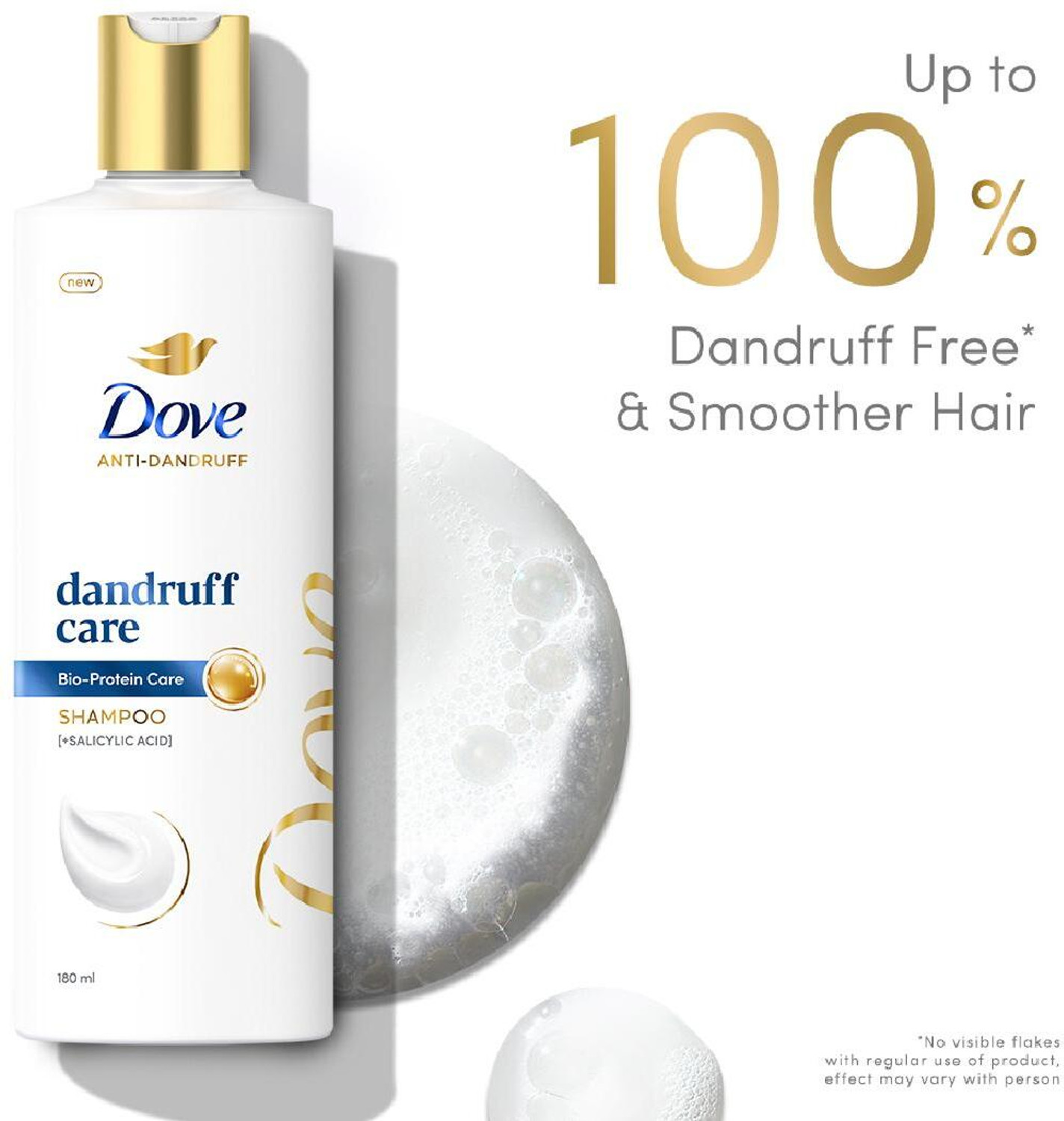 DOVE Hair Therapy - Dandruff Care Shampoo  (180 ml)