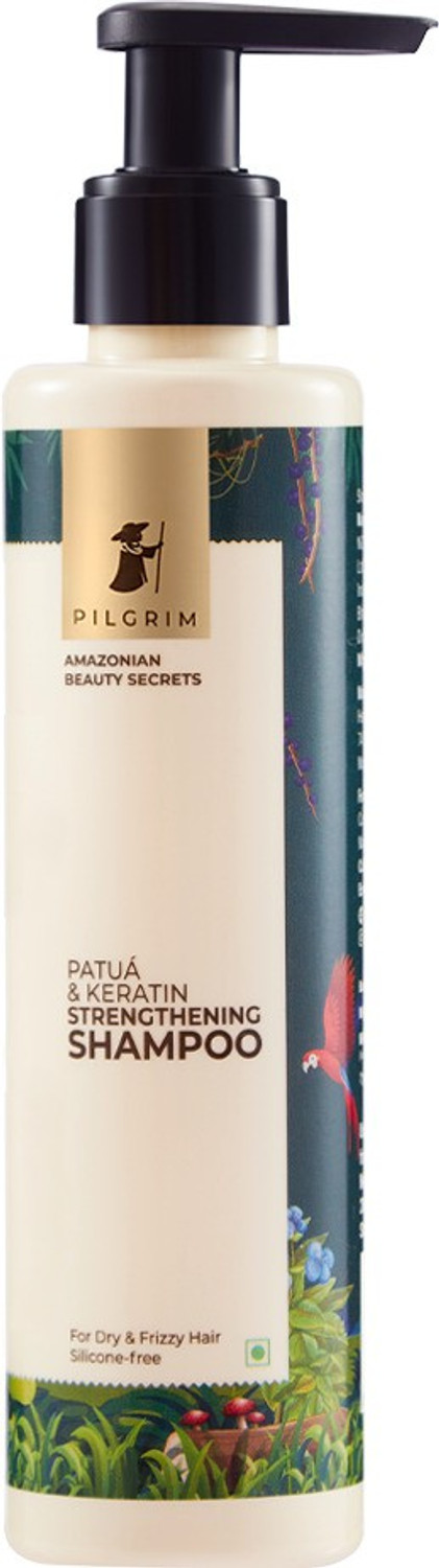 Image of Pilgrim Patua 10X Keratin Hair Smoothening Shampoo for Men & Women|Frizzy & Dry Hair