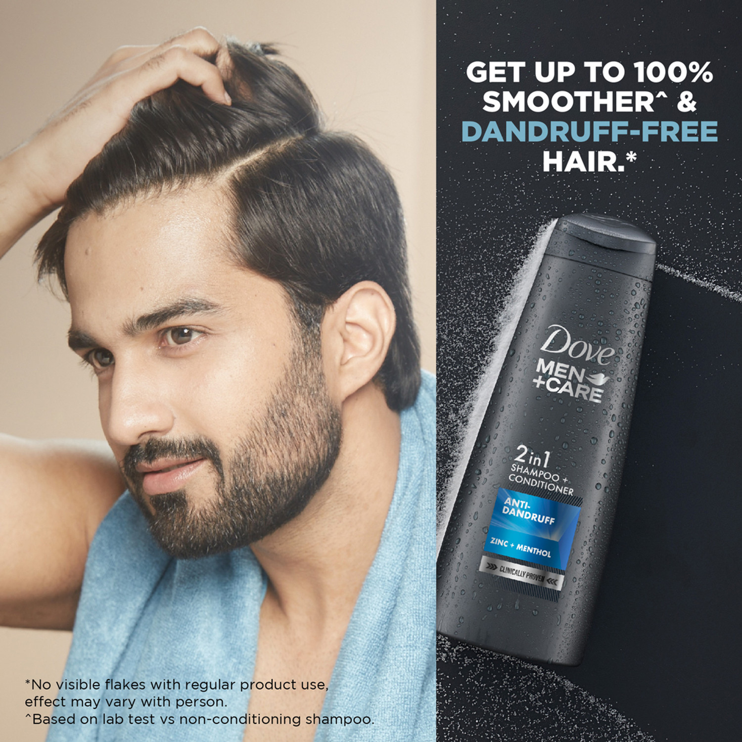 Image of DOVE Men+Care Anti Dandruff 2in1 Shampoo+Conditioner