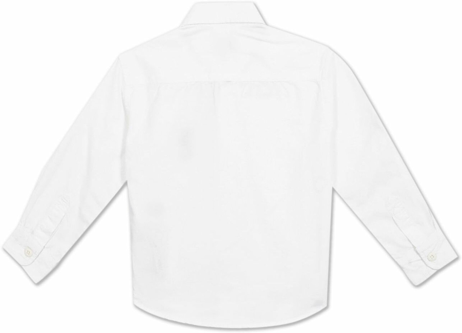 Image of U.S. POLO ASSN. Baby Boys Solid Casual White Shirt