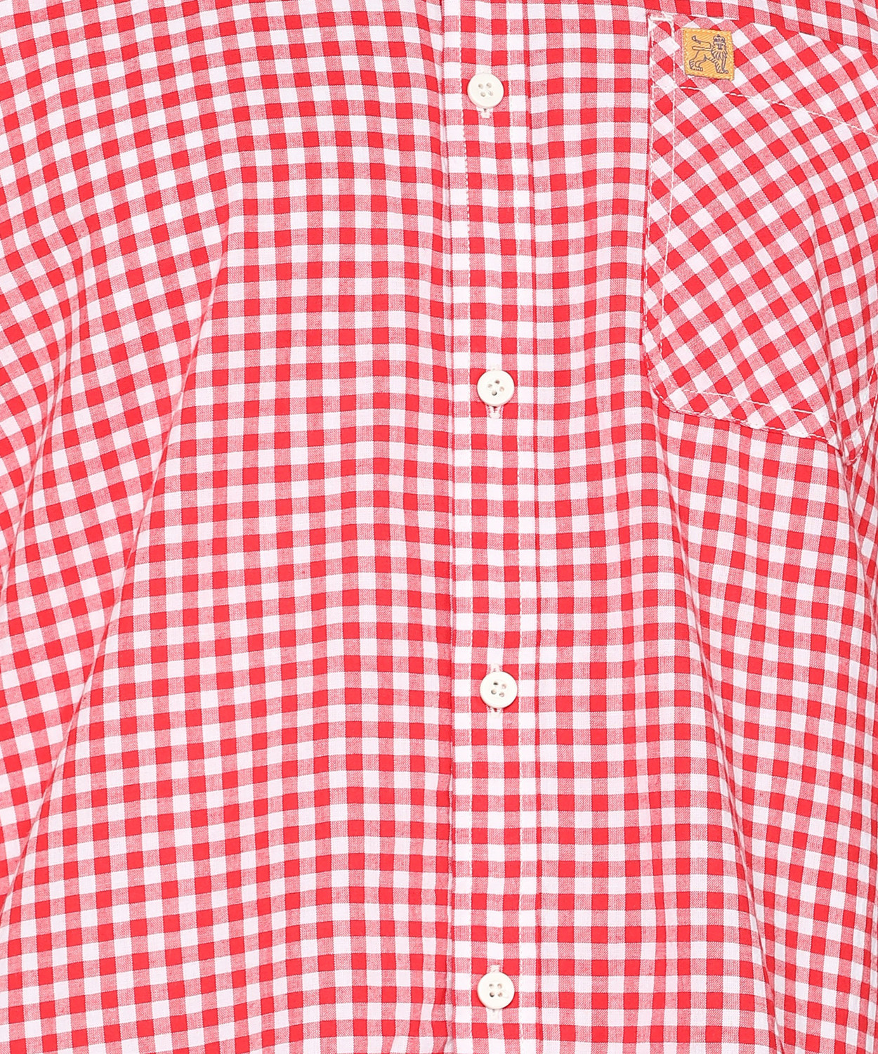 Image of Van Heusen Academy Men Checkered Casual Red Shirt