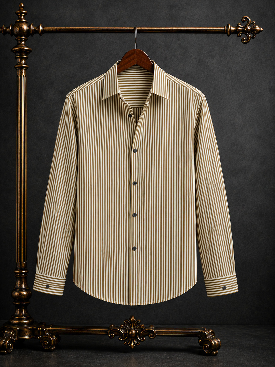 Image of ANKLAR Men Regular Fit Solid Spread Collar Casual Shirt (Pack of 2)