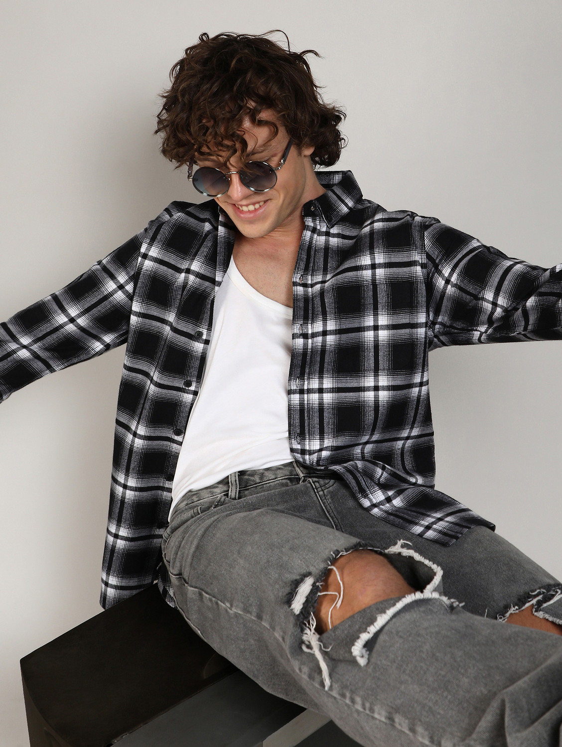 Campus Sutra Men Checkered Casual Shirt – Multicolor, ₹631