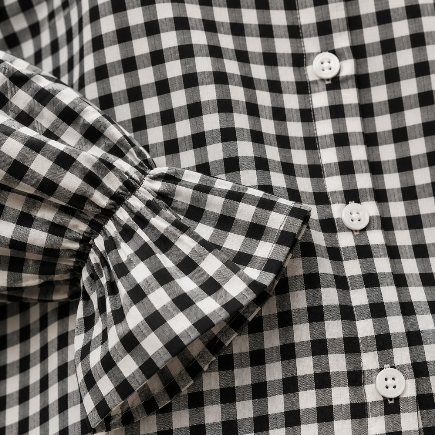 Image of Unikan Women Oversized Fit Checkered Button Down Collar Casual Shirt