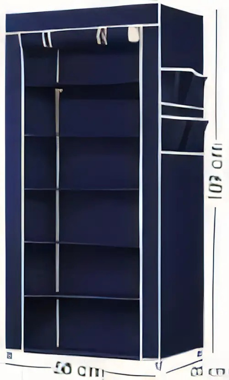 Image of ZENVEXYO Plastic Shoe Stand (black, 3 Shelves, DIY(Do-It-Yourself))