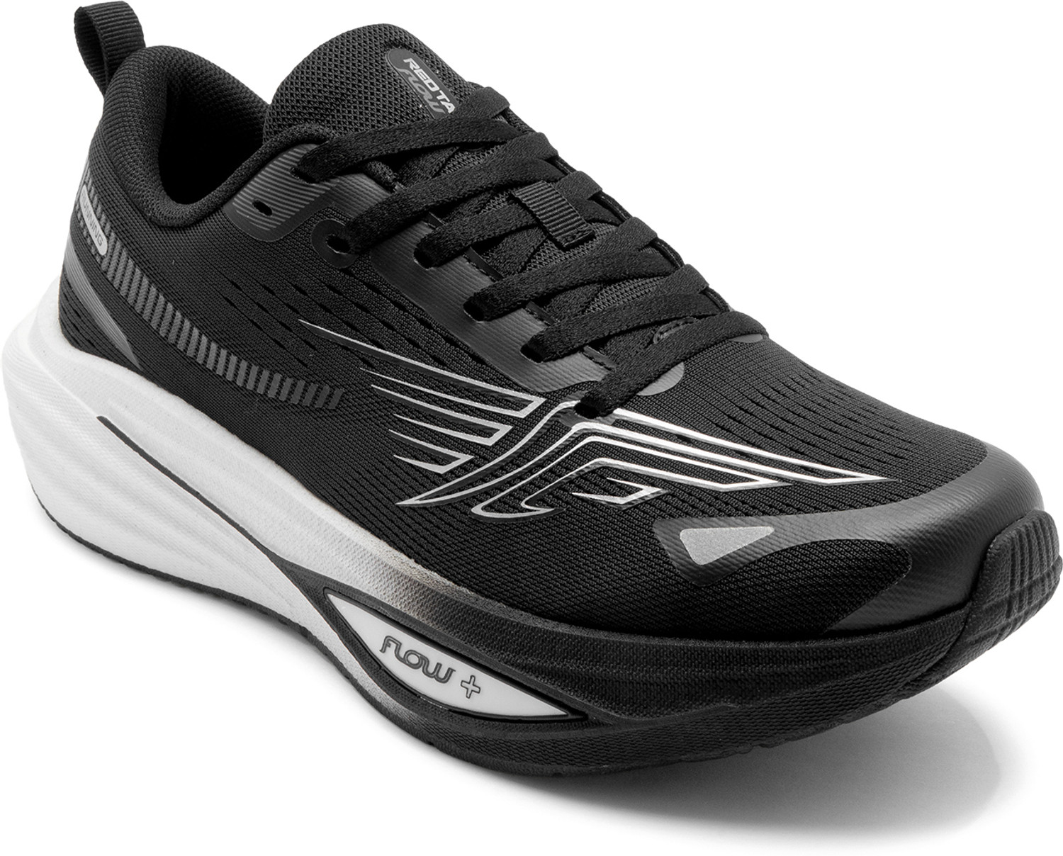 Image of RED TAPE Lifestyle Sneakers Shoes for Men | Rounded Front, Soothing Insole Sneakers For Men (Black, 10)