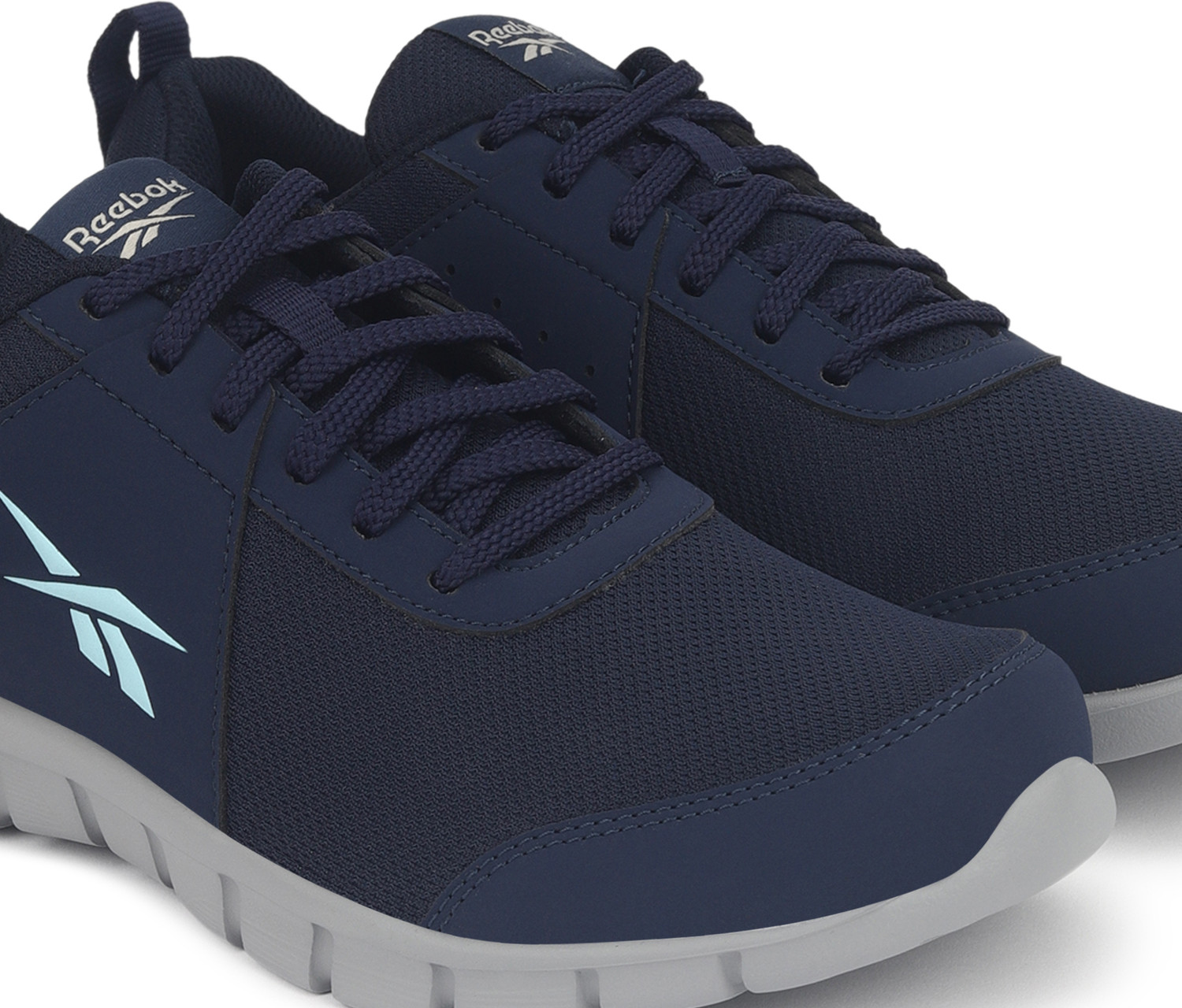 Reebok navy blue running shoes store
