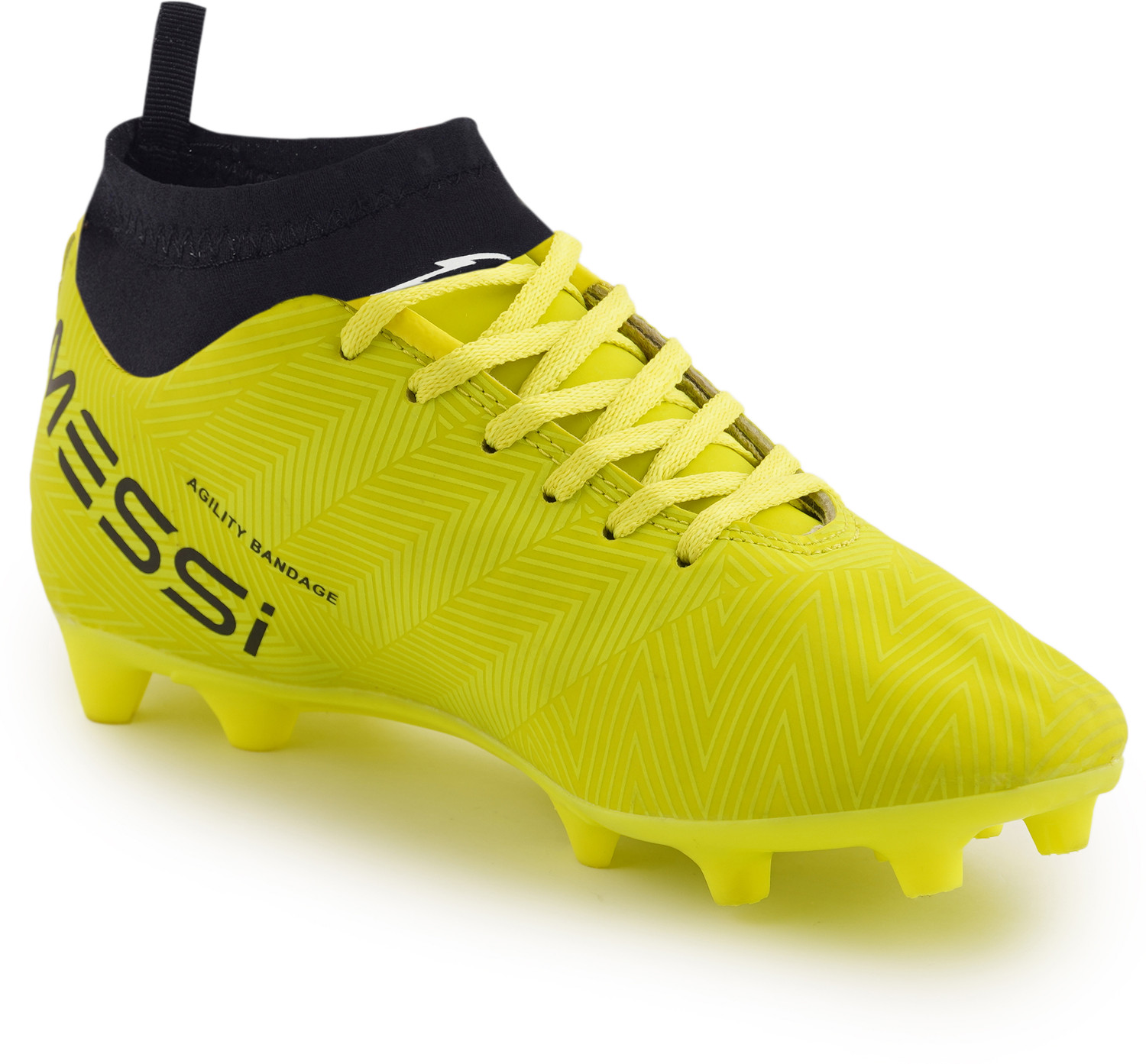 MESSI Ankle Green Football Studs Football Shoes For Men