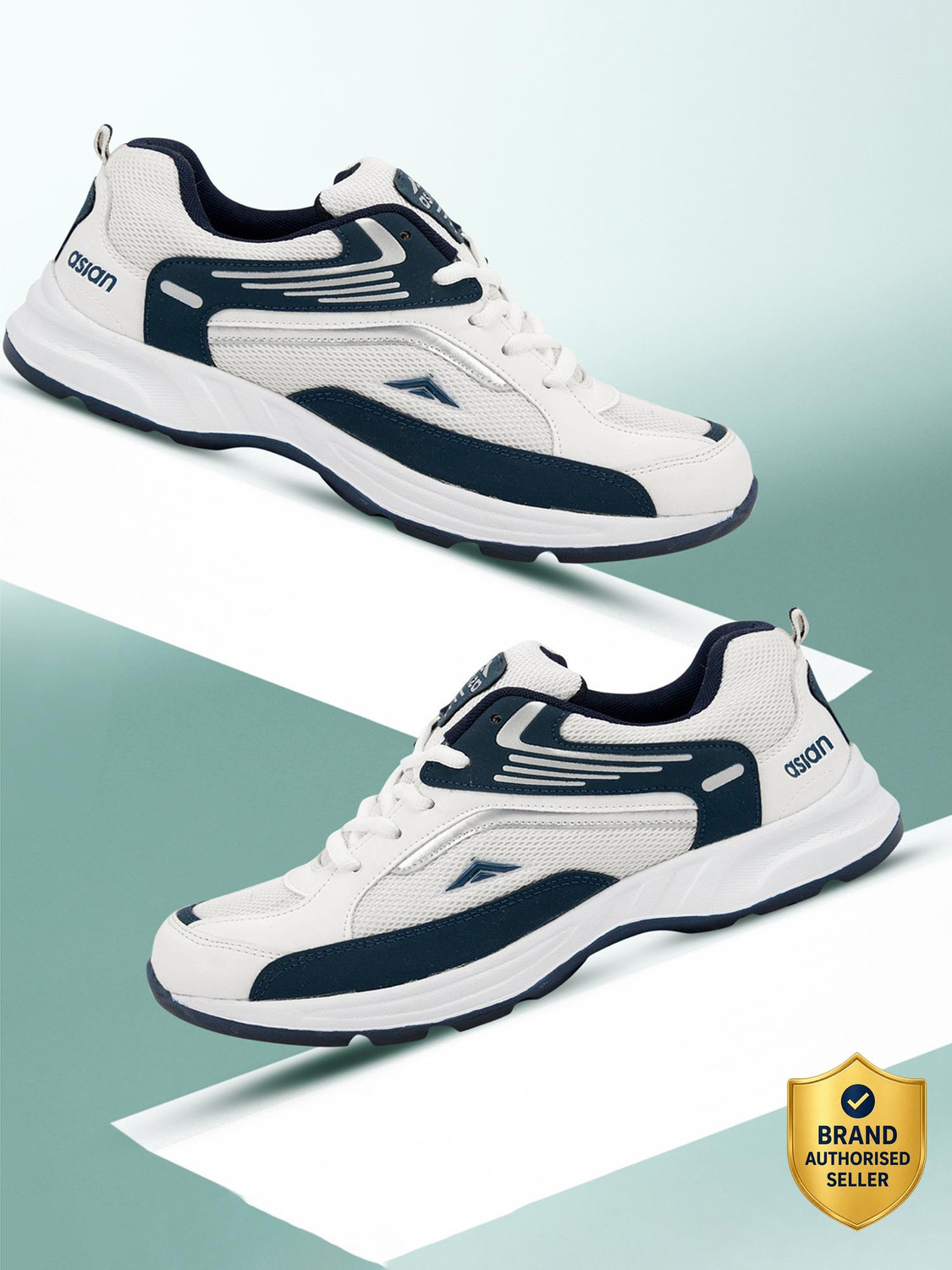 Future-01 running shoes For Men  (Navy, White)
