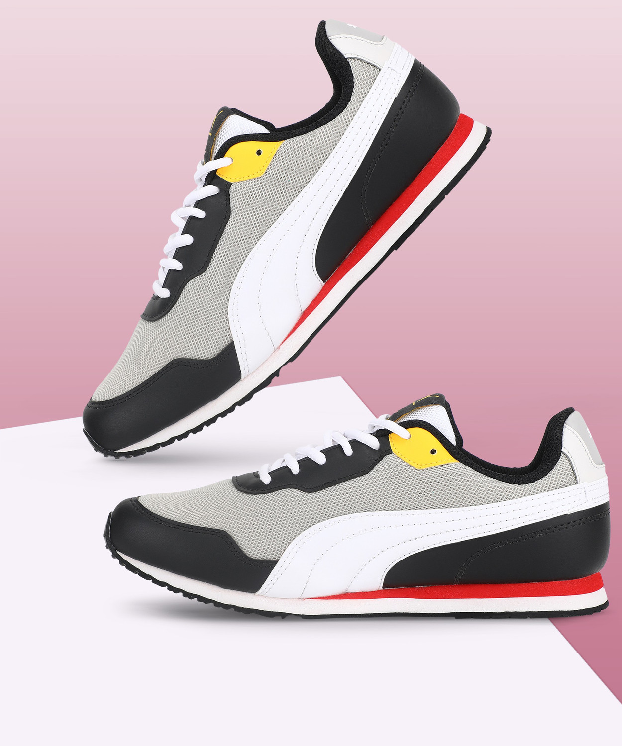 PUMA x KL Denver Sneakers For Men Black Red Price History