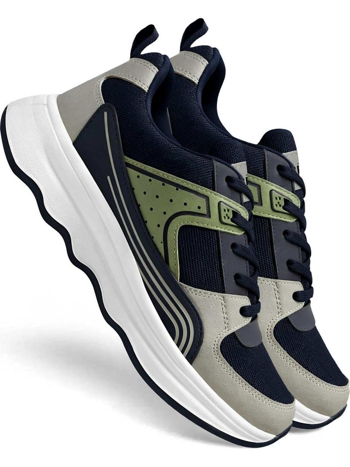 Image of BRUTON Men Sneaker Sneakers For Men (Blue , 10)