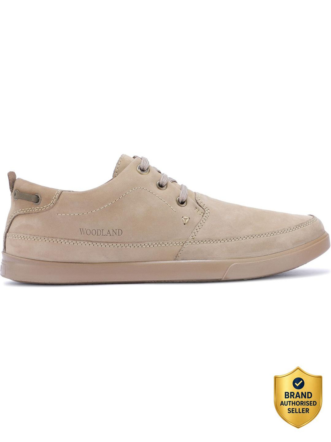 Leather Outdoors For Men  (Khaki)