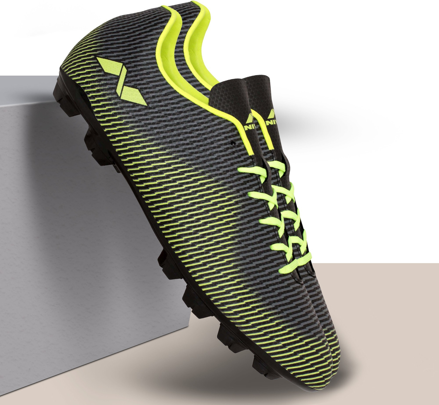NIVIA CARBONITE 4.0 Football Shoes For Men Black Green 3 Price History