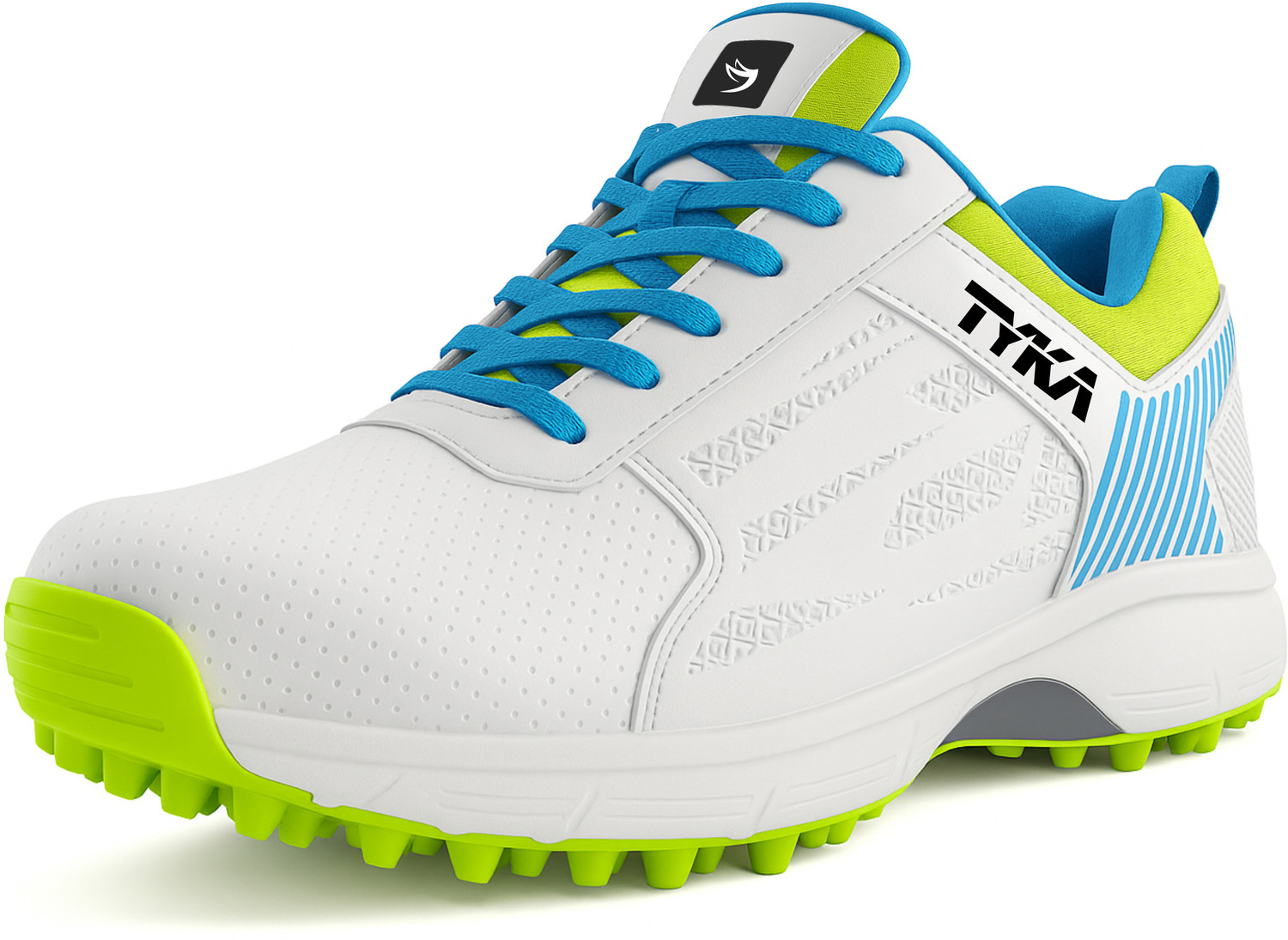Image of RED TAPE Performance Cricket Shoes | Shock Absorption, Agile Movement, Superior Support Cricket Shoes For Men (White , 10)