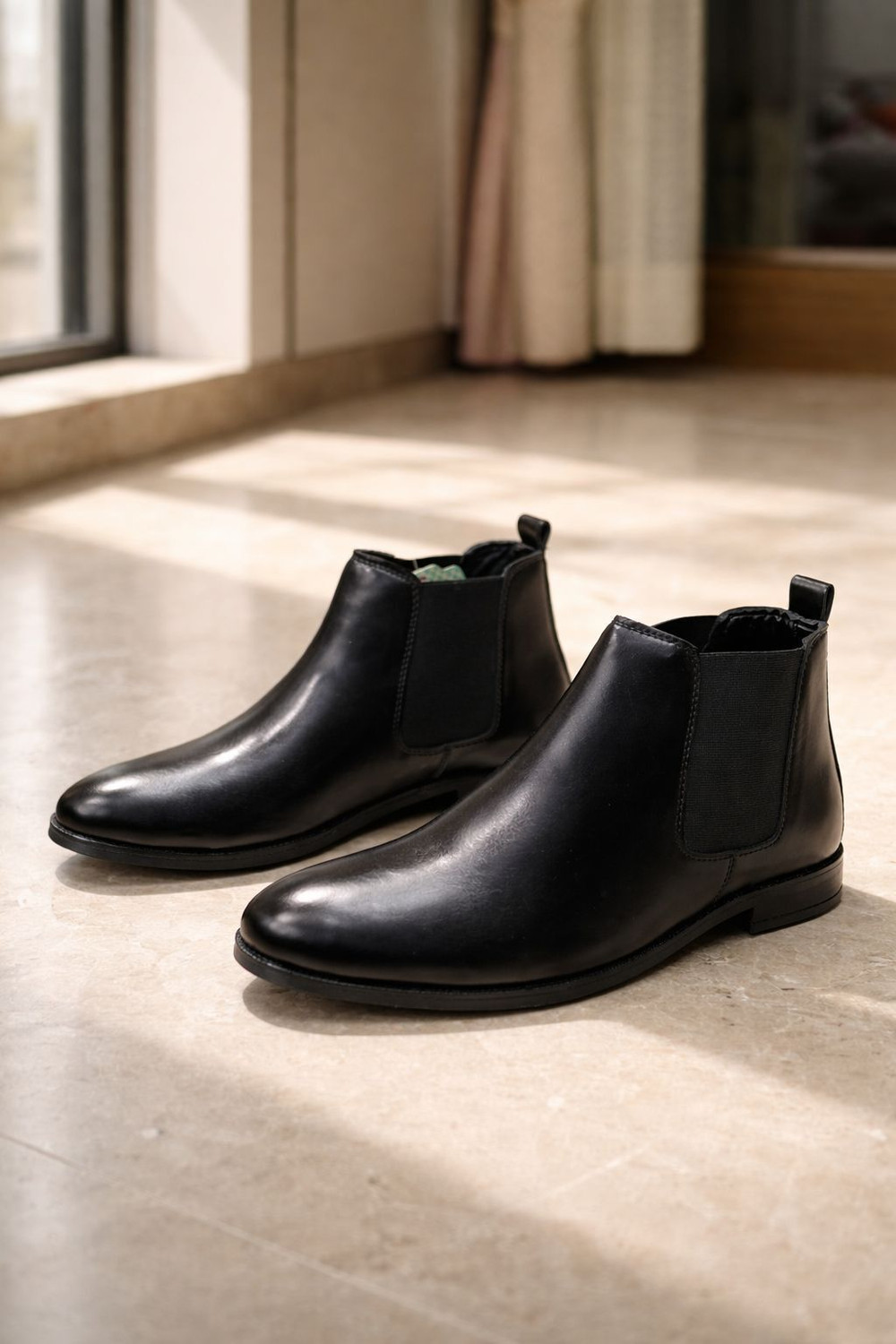 Image of ZORILUXE CHELSEA BOOT Boots For Men (Black , 5)