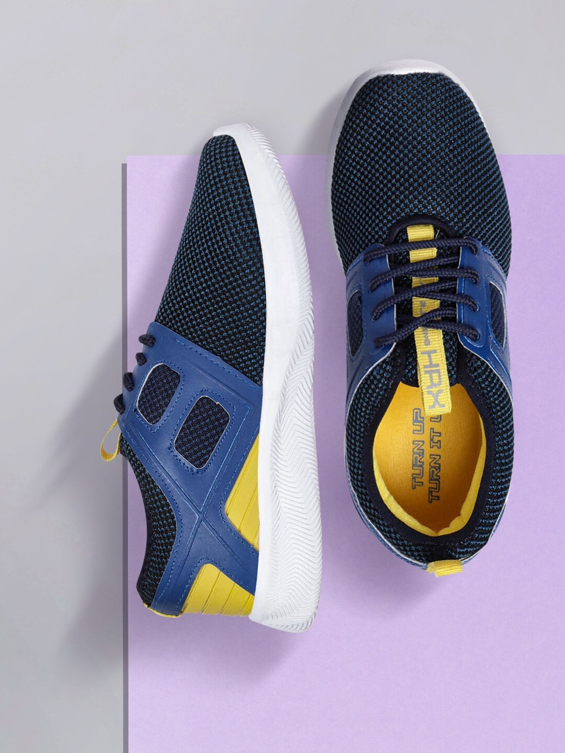 Hrx navy blue shoes on sale