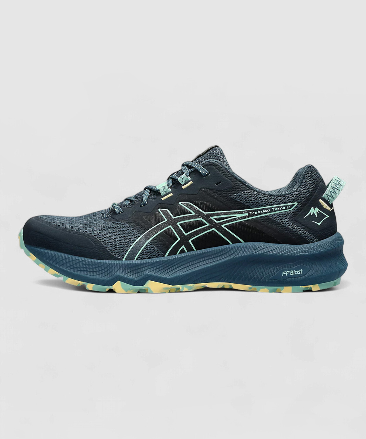 Image of Asics Trabuco Terra 2 Running Shoes For Men (Blue , 12)