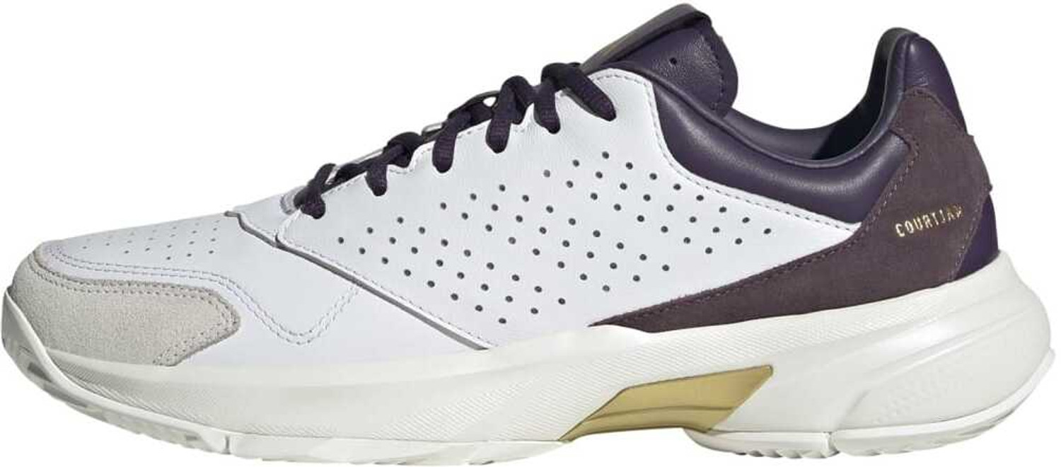 Image of ADIDAS CourtJam Control 3 Premium Tennis Shoes For Men (White , 6)
