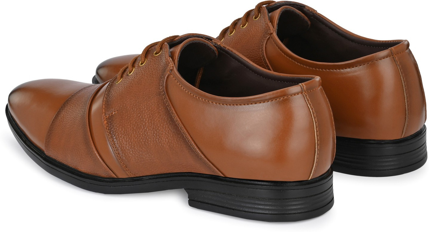 Image of PROVOGUE PR20021 Lightweight Formal Shoe|Soft Cushion Comfort|Easy LaceUp|Daily Wear Derby For Men