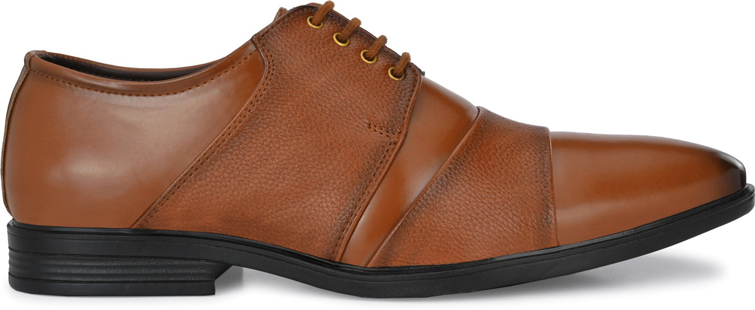 Image of PROVOGUE PR20021 Lightweight Formal Shoe|Soft Cushion Comfort|Easy LaceUp|Daily Wear Derby For Men