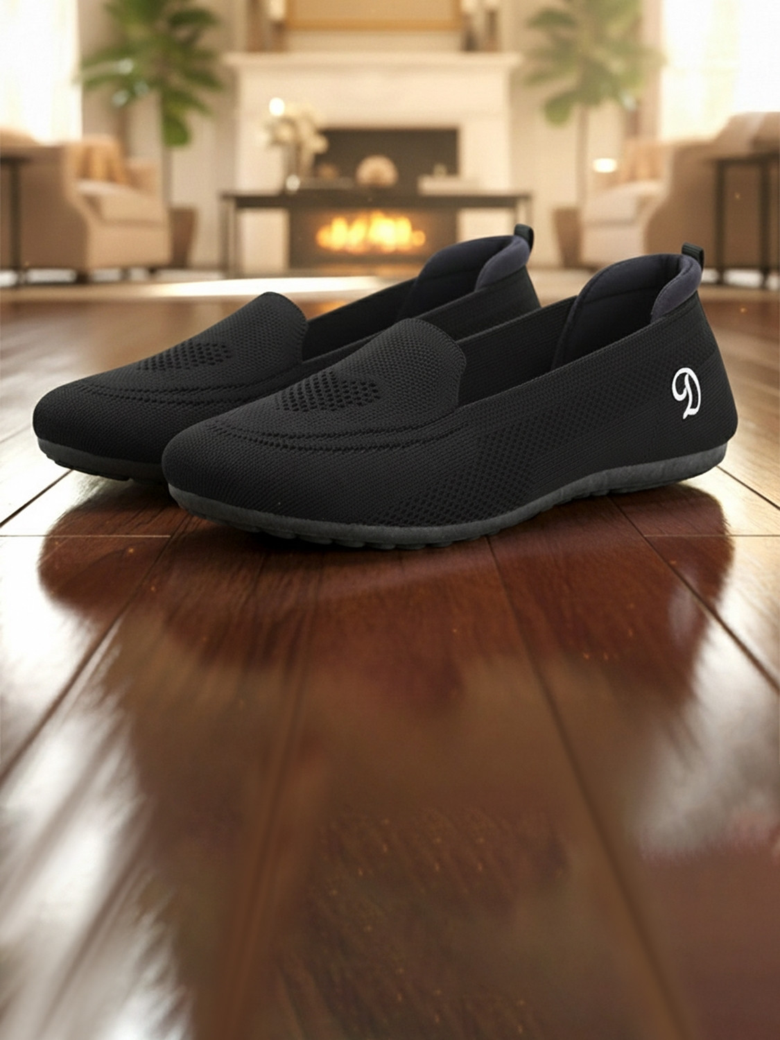 Image of TOSHINA SHOES KING Bellies Slip On For Women (Black , 8)