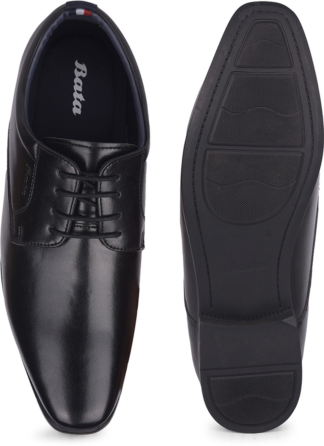 Image of Bata Derby For Men (Black , 5)