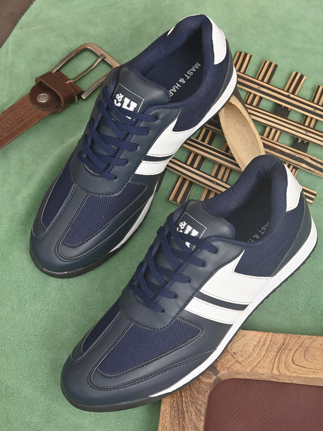Mast and harbour blue sneakers hotsell