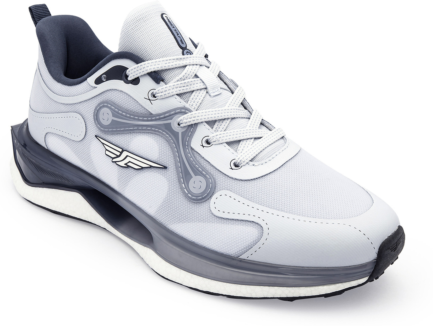 Image of RED TAPE Lifestyle Sneakers Shoes for Men | Rounded Front, Soothing Insole Sneakers For Men (Grey, White, 7)