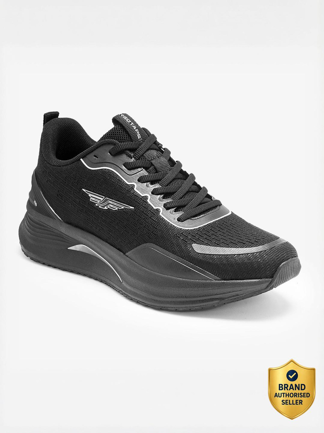 Image of RED TAPE Lifestyle Sneakers Shoes for Men | Rounded Front, Soothing Insole Sneakers For Men (Black, 10)