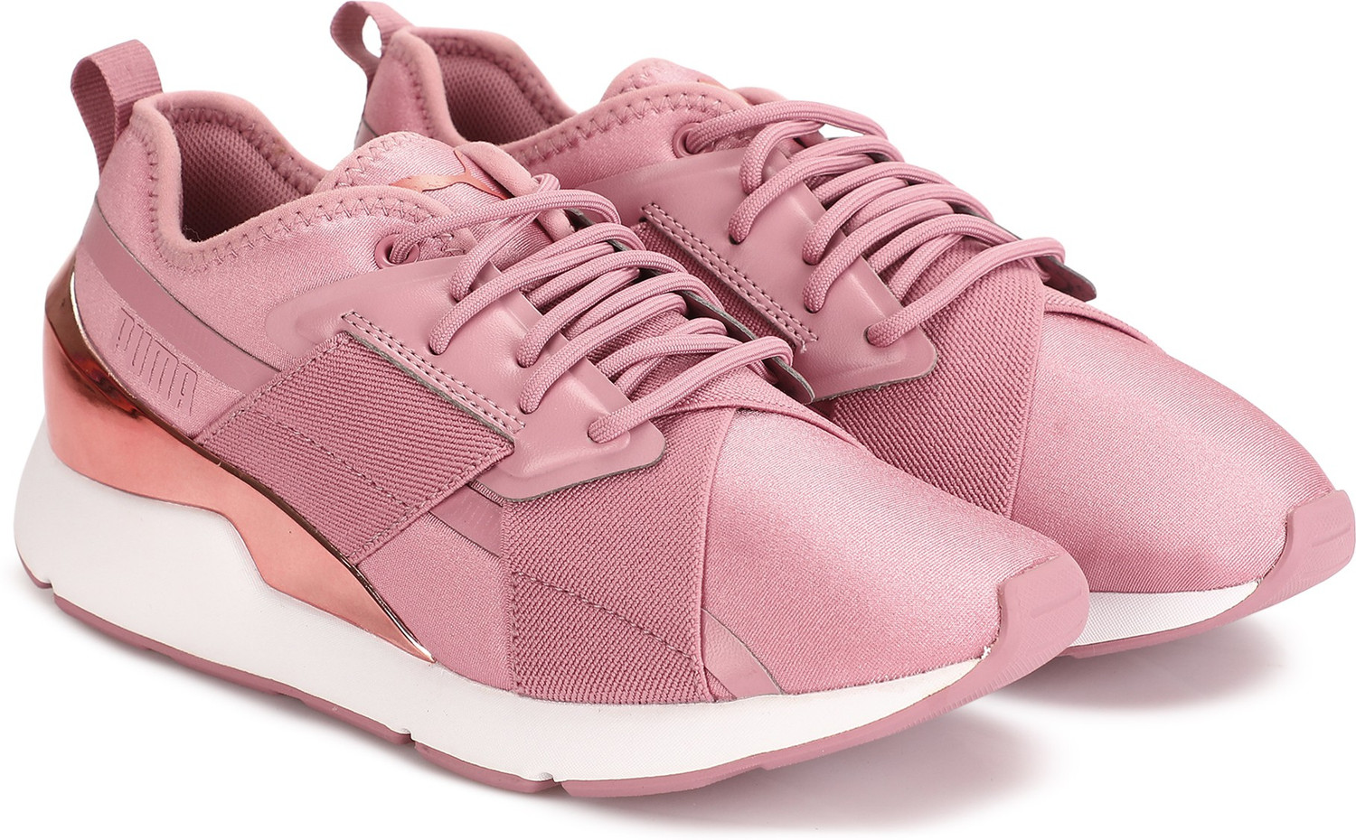 PUMA Muse X 2 Metallic Wn s Sneakers For Women Pink Price History