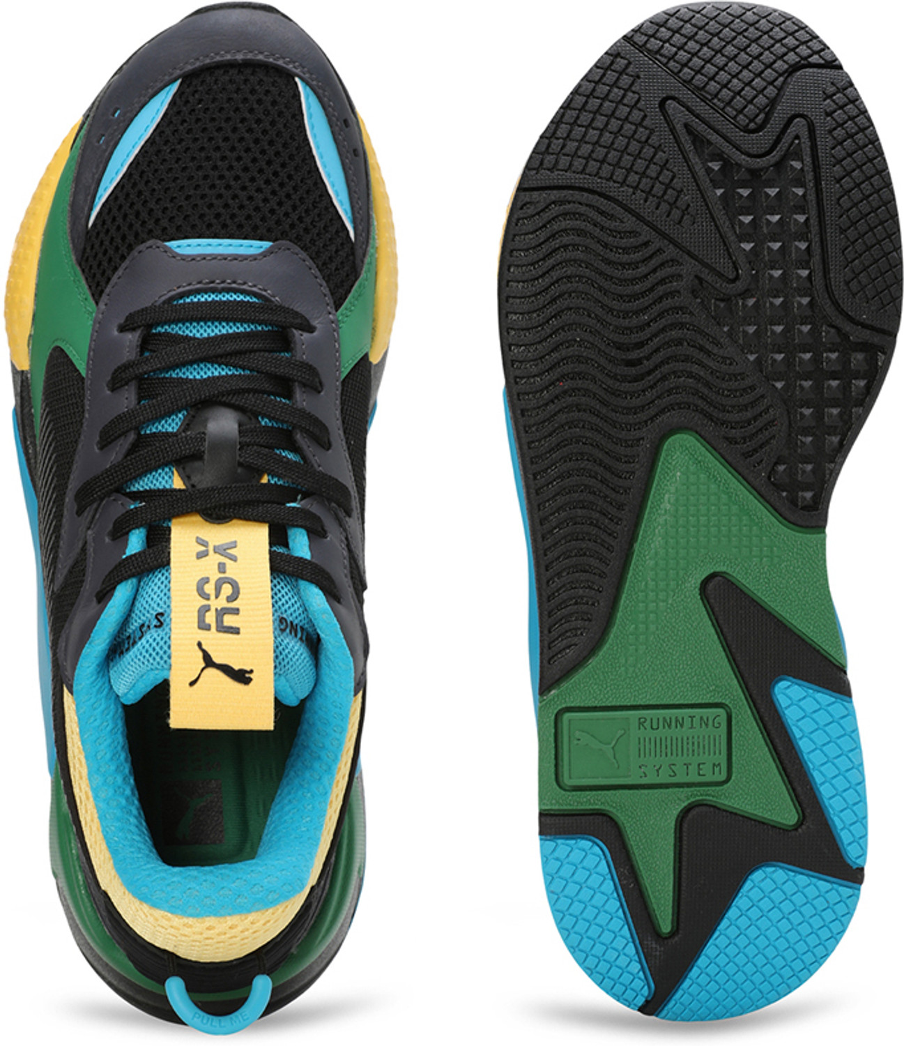 Image of PUMA RS-X TOYS Sneakers For Men (Black , 7)