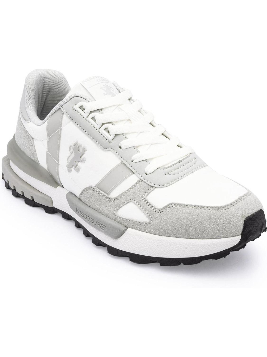 Casuals For Men (White, Grey , 8)